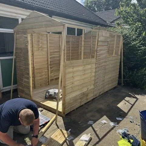 Shed install