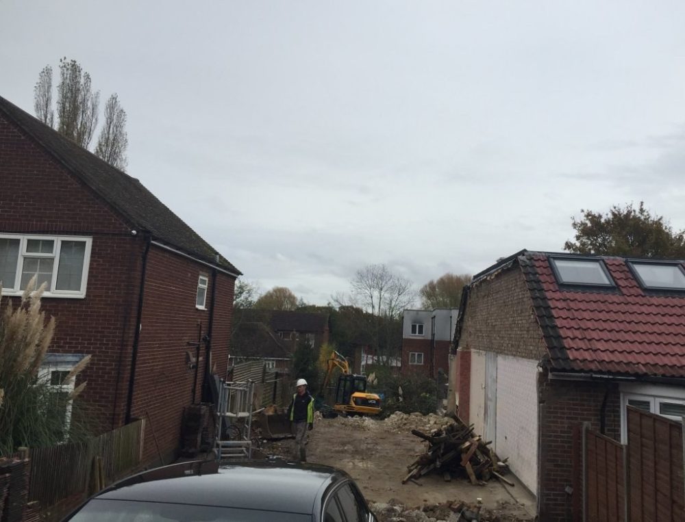 Work commences at Maybank Mews, Baring Road, Grove Park